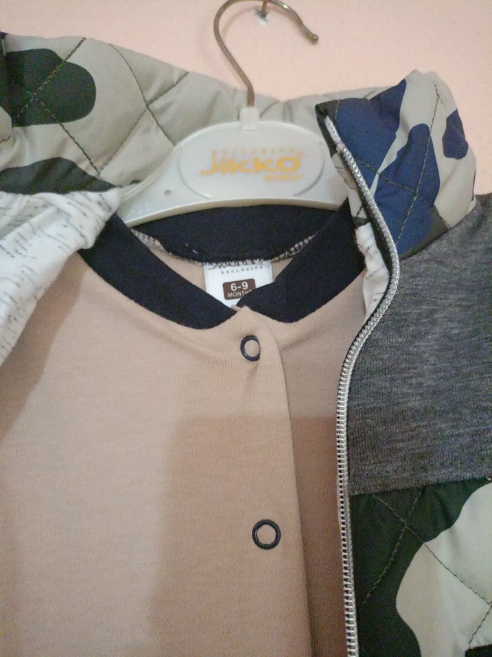 Kapüşonlu Kamuflaj Desenli Bebek Takımı - Görsel 2