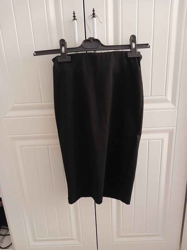 Siyah Fitilli Midi Kalem Etek - Görsel 2