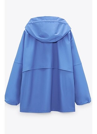 s Beden mavi Renk Zara kadın yağmurluk
