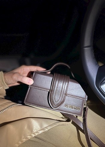 İthal Jacquemus Acı Kahve Deri Kadın Çanta - Görsel 2