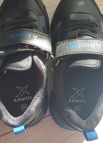 26 Beden siyah Renk Kinetix 26 Numara Erkek Çocuk Spor Ayakkabı 