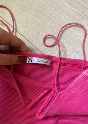 s Beden pembe Renk Zara Pembe Büstiyer