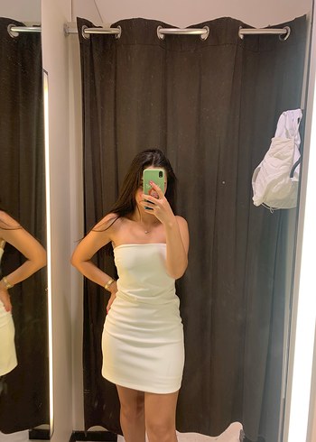 Zara Beyaz Elbise