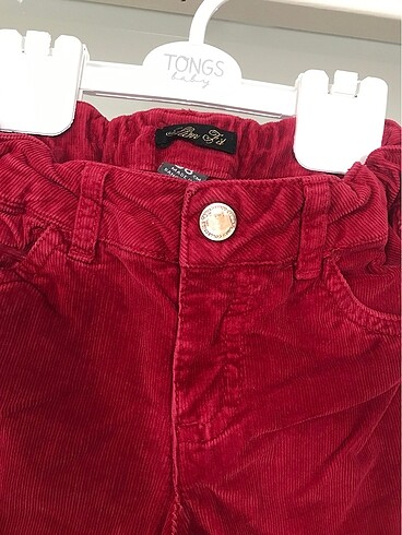 24-36 Ay Beden kırmızı Renk Zara kids pantolon