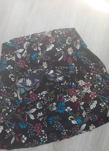 xl Beden Boyundan bagcikli elbise