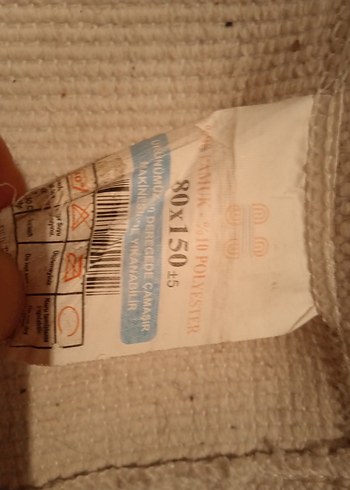 Gri Beyaz Desensiz Halı - Görsel 3