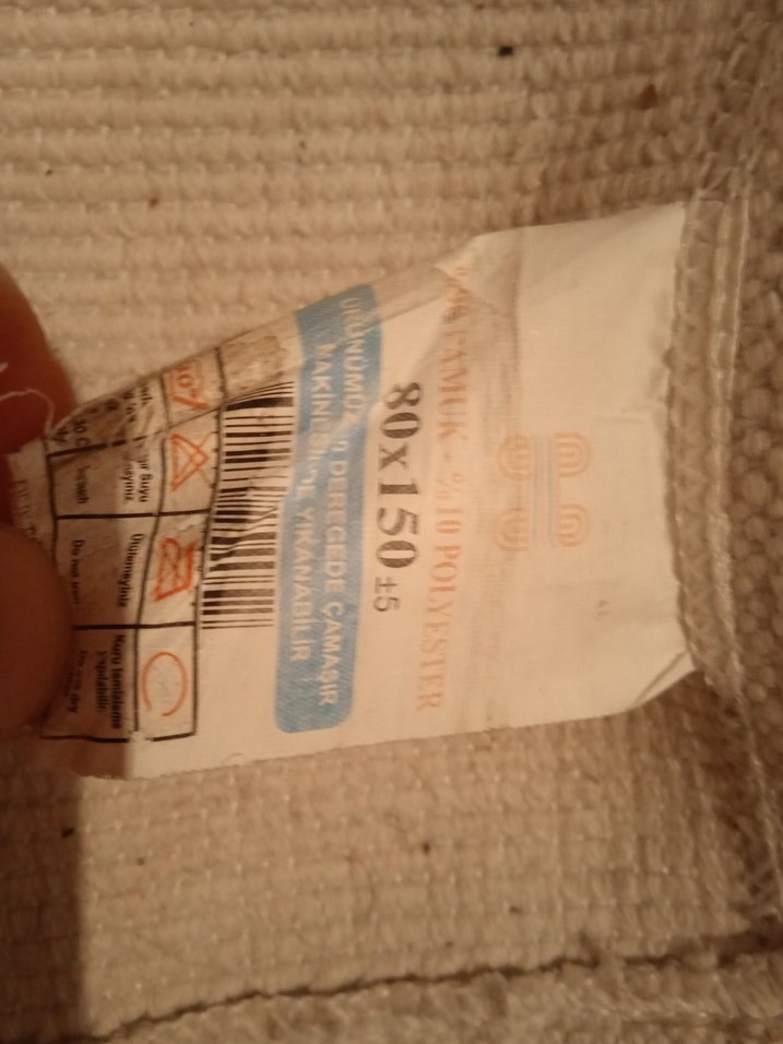 Gri Beyaz Desensiz Halı - Görsel 3