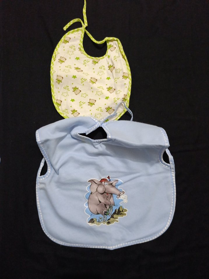 Nakışlı Renkli Bebek Önlükleri Seti - Görsel 4