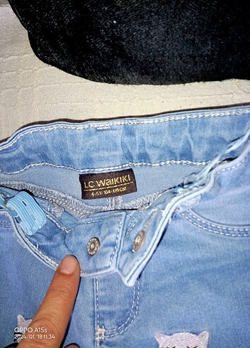 5 Yaş Beden LC Waikiki kız çocuk kot pantolon