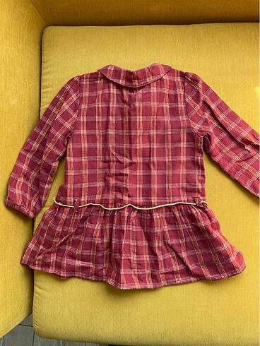 18-24 Ay Beden bordo Renk Lcw 18-24 ay kiz bebek elbise