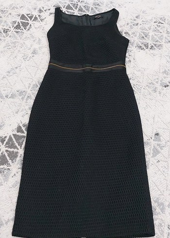 Siyah Dantel İşlemeli Uzun Abiye Elbise - Görsel 4