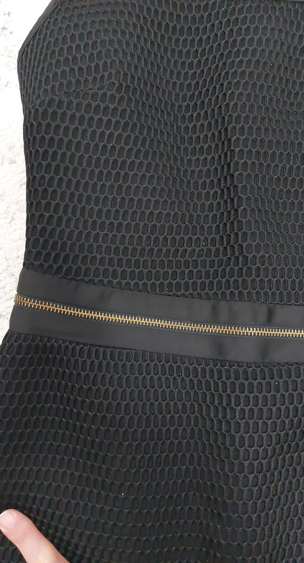 Siyah Dantel İşlemeli Uzun Abiye Elbise - Görsel 3