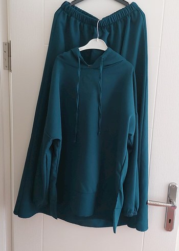 Uzun Kesim, Salaş, Kapüşonlu Kadın etek takim - Görsel 7