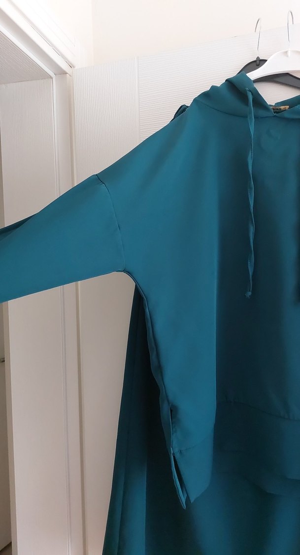 Uzun Kesim, Salaş, Kapüşonlu Kadın etek takim - Görsel 3