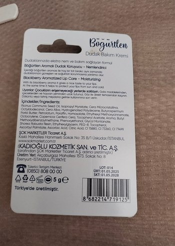 Mon Amour Bordo Dudak Balmı SPF 20 - Görsel 6