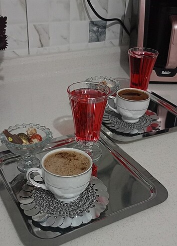 Kahve sunum peçetesi