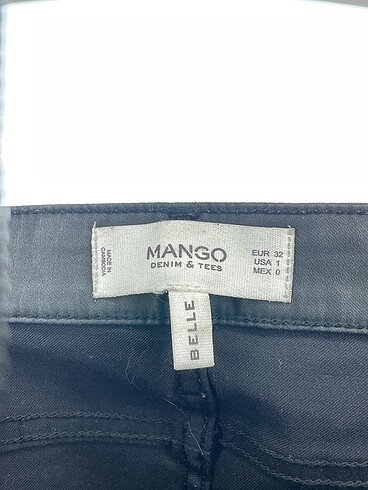 32 Beden siyah Renk Mango Kumaş Pantolon %70 İndirimli.