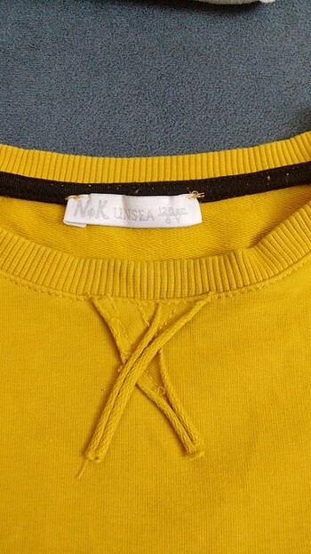 8 Yaş Beden sarı Renk Erkek çocuk sweatshirt 