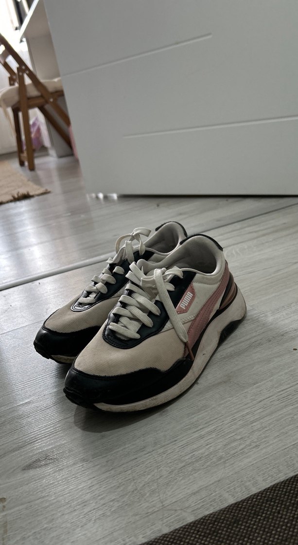 Kadın Beyaz Platform Spor Ayakkabı - Görsel 2