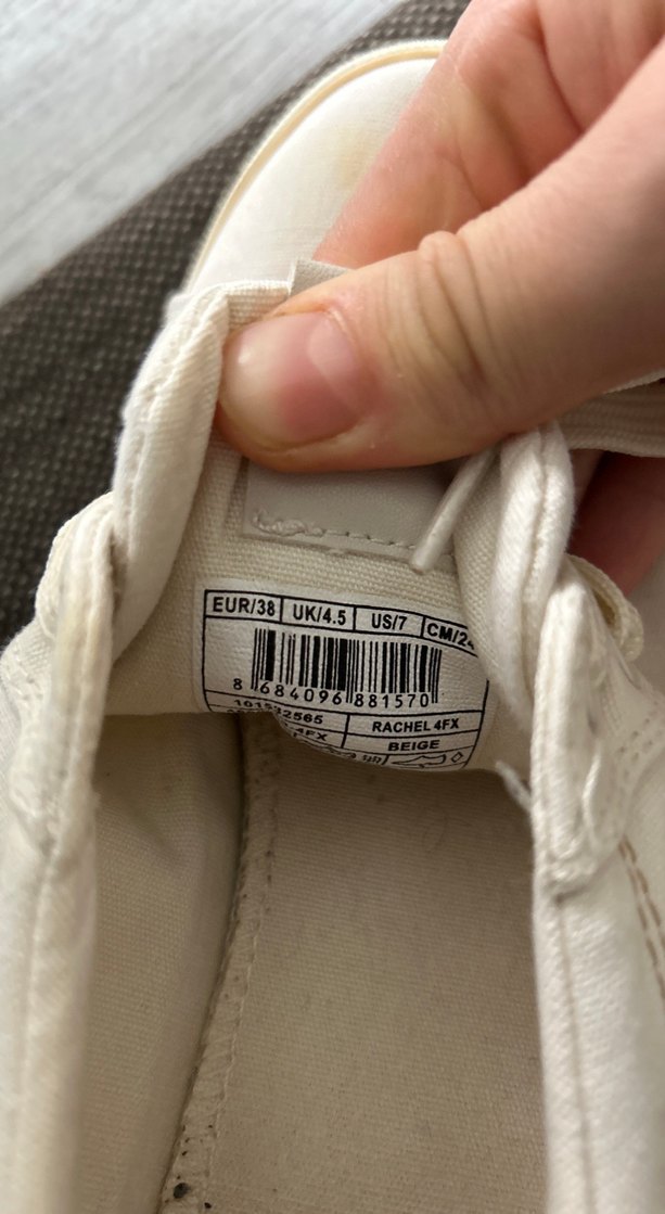 Bej polo Bağcıklı Kadın Spor Ayakkabı - Görsel 4