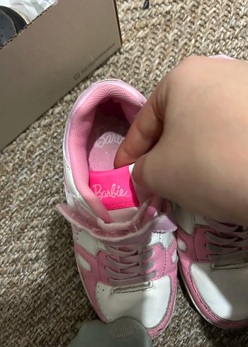 Kız Çocuk Pembe Cırtlı Spor Ayakkabı - Görsel 7