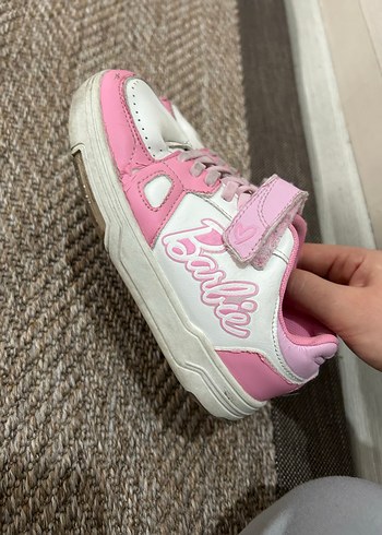 Kız Çocuk Pembe Cırtlı Spor Ayakkabı - Görsel 5