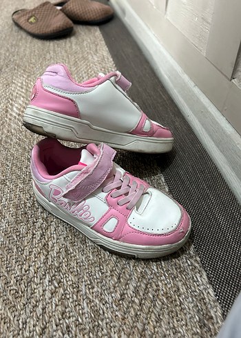 Kız Çocuk Pembe Cırtlı Spor Ayakkabı - Görsel 2