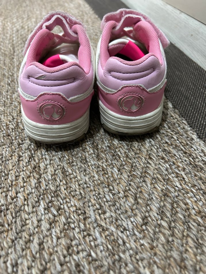 Kız Çocuk Pembe Cırtlı Spor Ayakkabı - Görsel 4