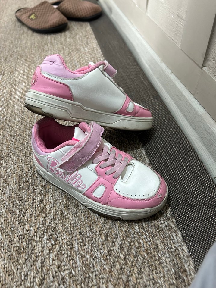 Kız Çocuk Pembe Cırtlı Spor Ayakkabı - Görsel 2