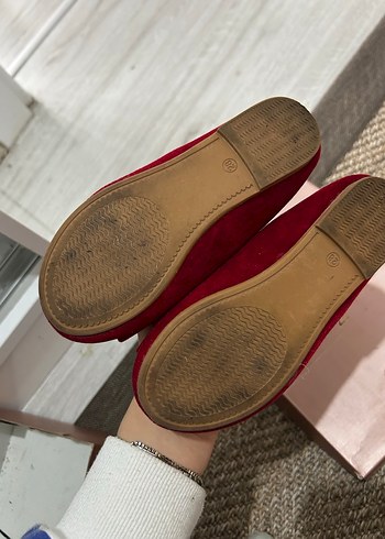 Kız Çocuk Kırmızı Fiyonklu Babet - Görsel 5