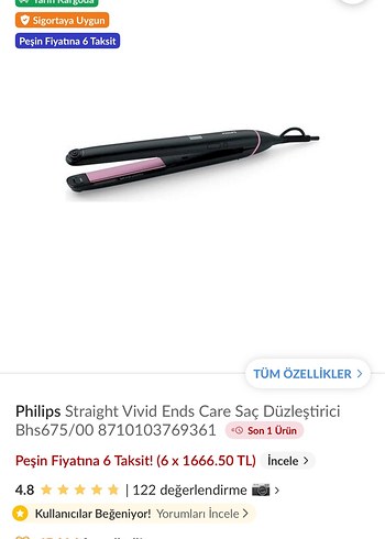 Phılıps Saç Düzleştirici - Görsel 3