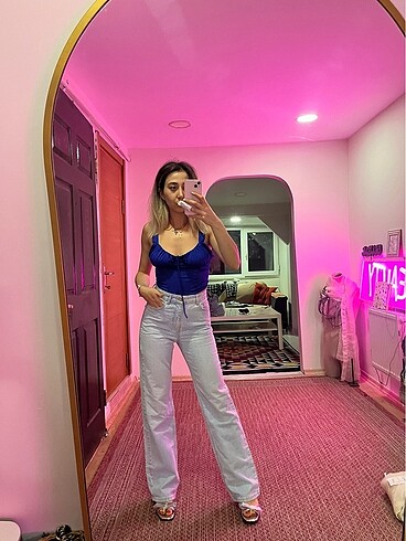 Bershka saten top