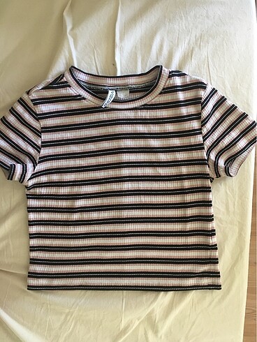 H&M Hm Çizgili crop