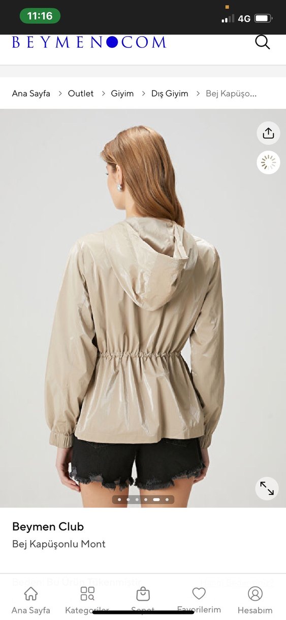 Beymen yağmurluk - Görsel 4