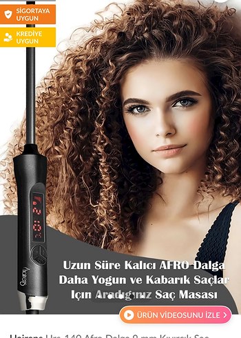 Siyah Saç Şekillendirici ve Isı Eldiveni - Görsel 3
