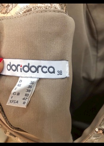 Boncuk İşlemeli Gri Uzun Abiye Elbise - Görsel 7