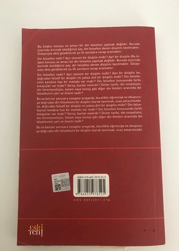  Din Felsefesine Giriş - Prof. Dr. Mehmet Bayrakdar