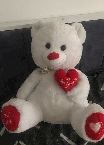Beyaz Peluş Oyuncak Ayı
