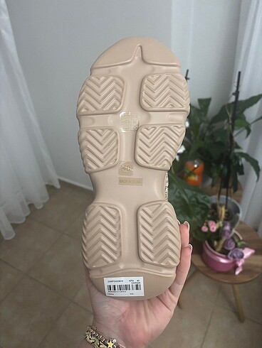 40 Beden camel Renk Derimod Sneaker