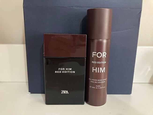Zara For him Red Edition 100 Ml + Spray 100 ml