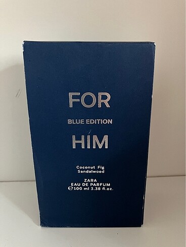 Zara For him blue edition 100 Ml