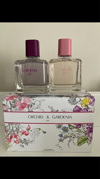Zara Orchid +Gardenia 100+100 Ml + Man silver 80 ml