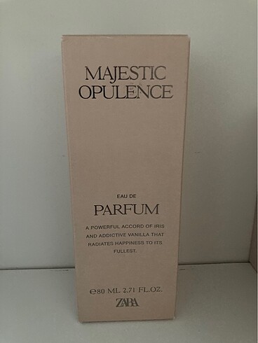 Zara Majestic Opulence 80 Ml