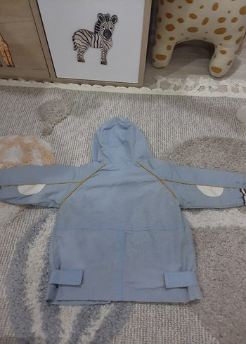 Erkek Çocuk Gri Fermuarlı Mont - Görsel 4