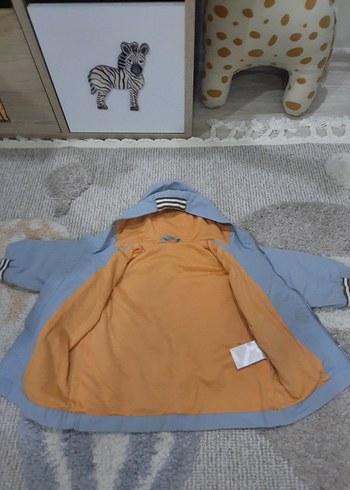 Erkek Çocuk Gri Fermuarlı Mont - Görsel 6