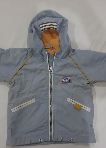 Erkek Çocuk Gri Fermuarlı Mont - Görsel 2