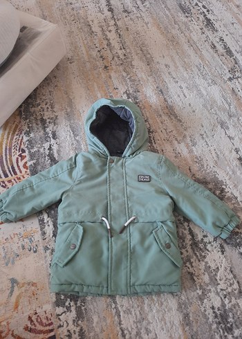 Kız Çocuk Pastel Renk Kapüşonlu Mont - Görsel 2