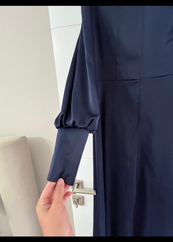 Diğer Lacivert tesettür abiye