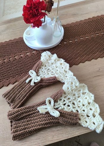 Dantel Detaylı Bohem Kadın Eldiveni - Görsel 2