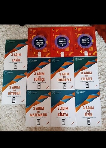 3 Adım TYT soru bankası seti